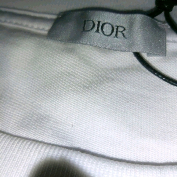 SOLD Christian Dior Flower Embroidered T shirr - Picture 3 of 4